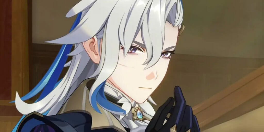 Genshin Impact's Neuvillette is a generally serious character.