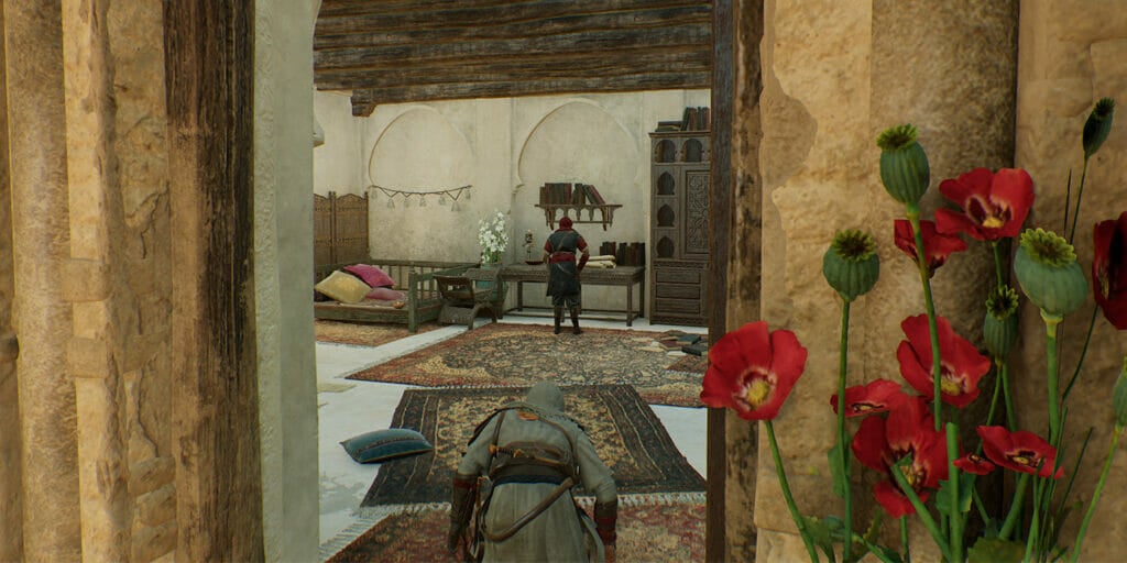 Eliminate the single guard in the monastery's office room.