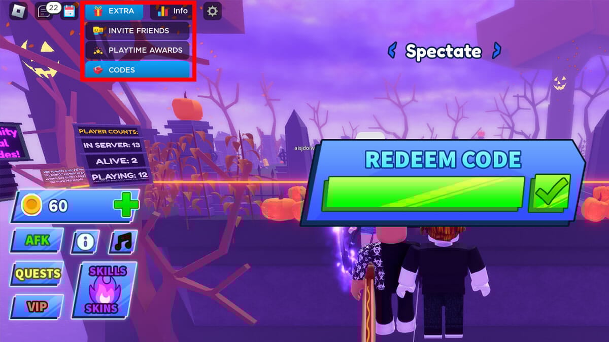 How to Redeem Codes in Blade Ball