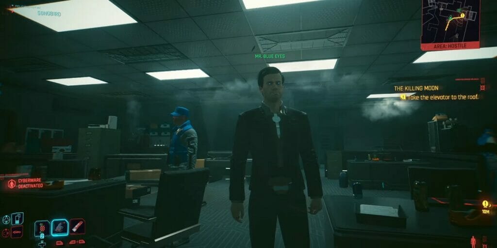 Mr. Blue Eyes in Phantom Liberty