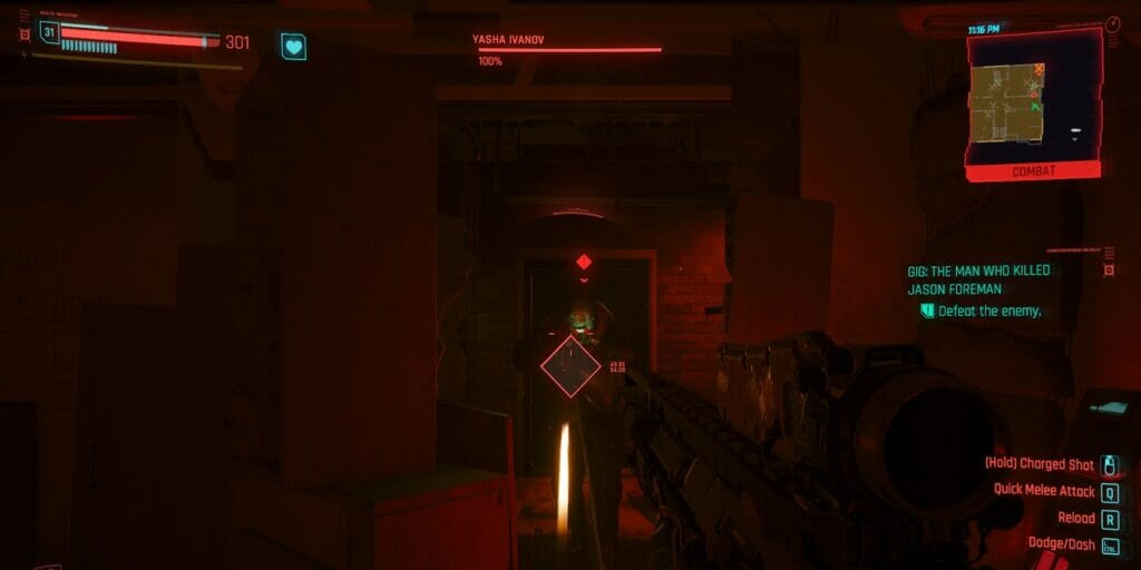 Fighting Yasha Ivanov in Cyberpunk 2077: Phantom Liberty