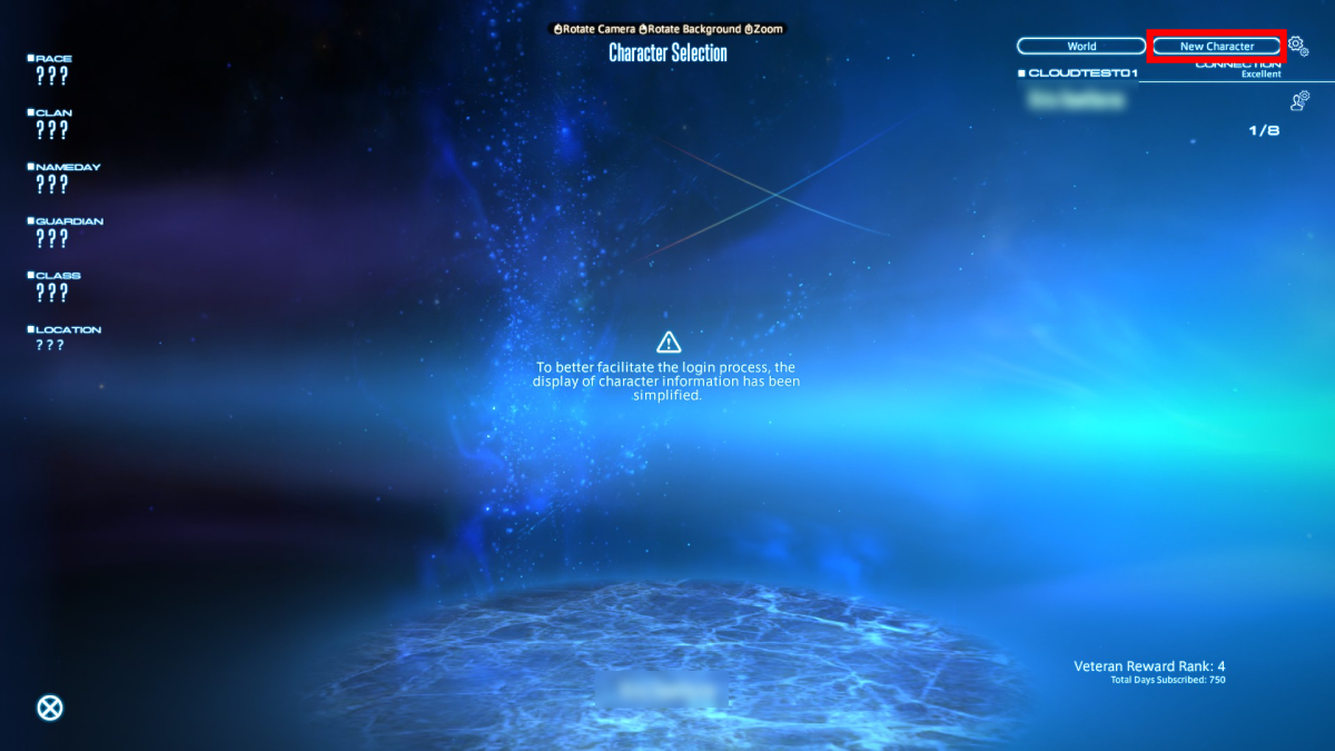 Character Creation FFXIV