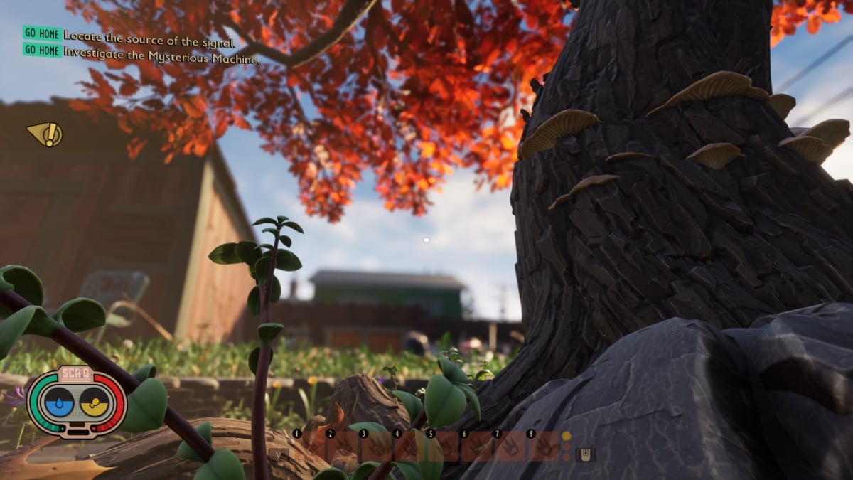 The Oak Tree as one of the best base locations in Grounded