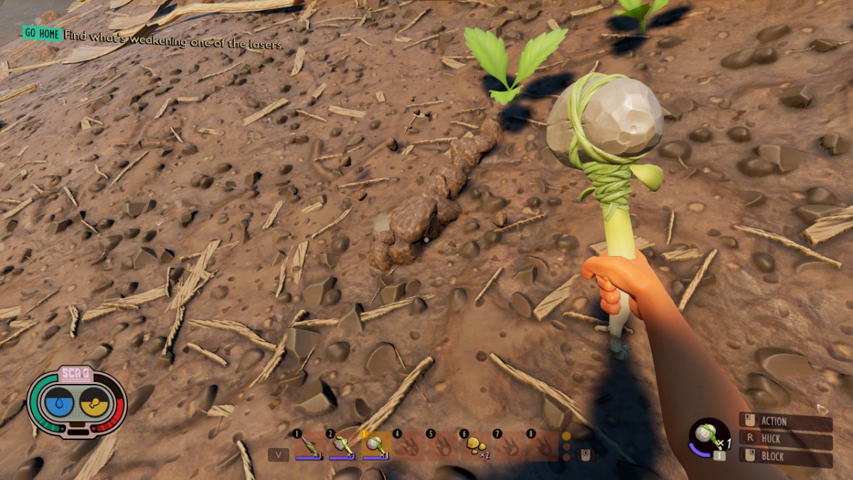 Grub mound in Grounded