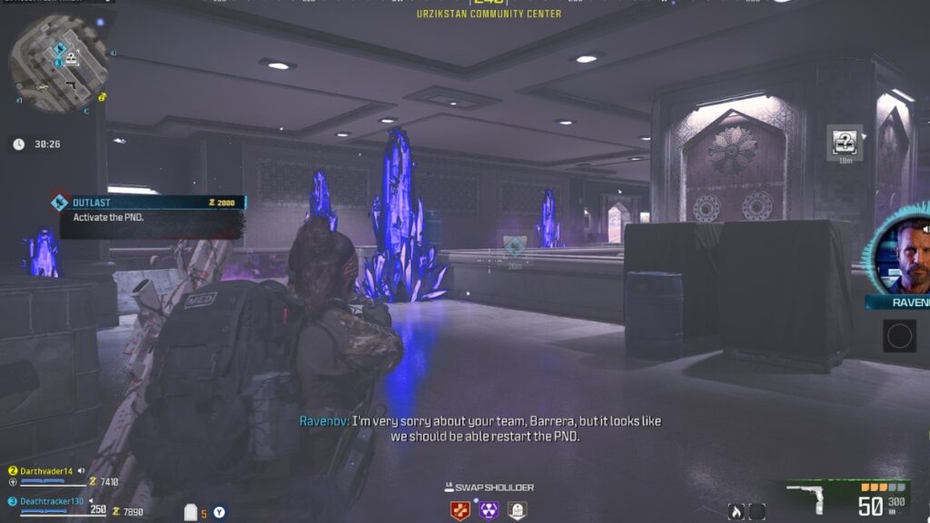 Outlast Contract in MWZ - MW3 Zombies