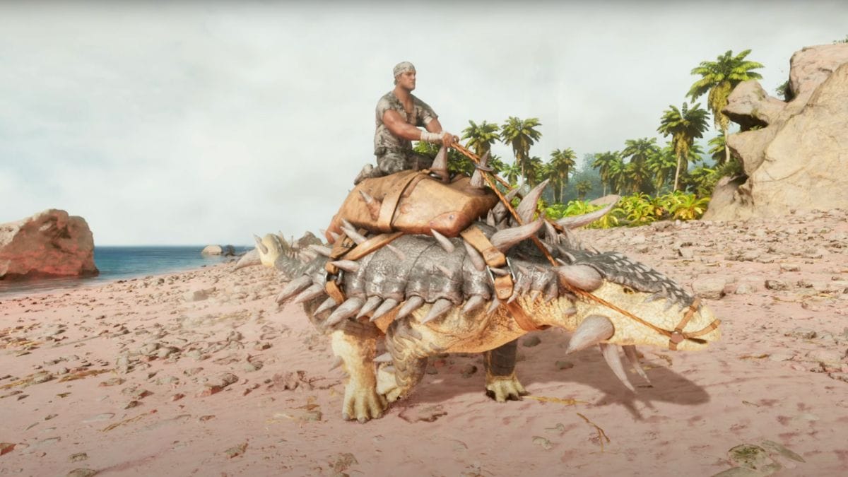 ARK Survival Ascended – Ankylosaurus Cotone Candy Top Statistiche PVE Per PS5/XBOX/PC