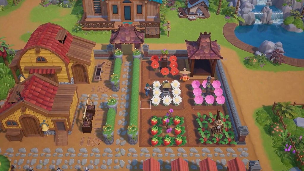 Spring crops in Coral Island