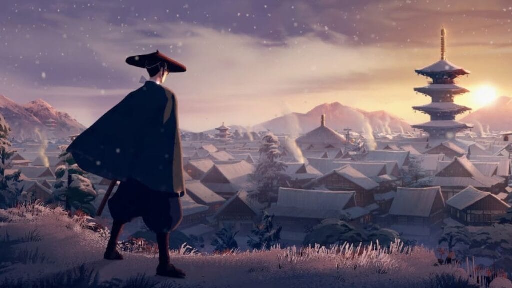 Netflix Has Some of the Best Animated Projects of the Year, Why Doesn’t It Market Them? A shot from animated Netflix series Blue Eye Samurai