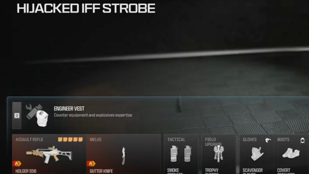 MW3: Hijacked IFF Strobe