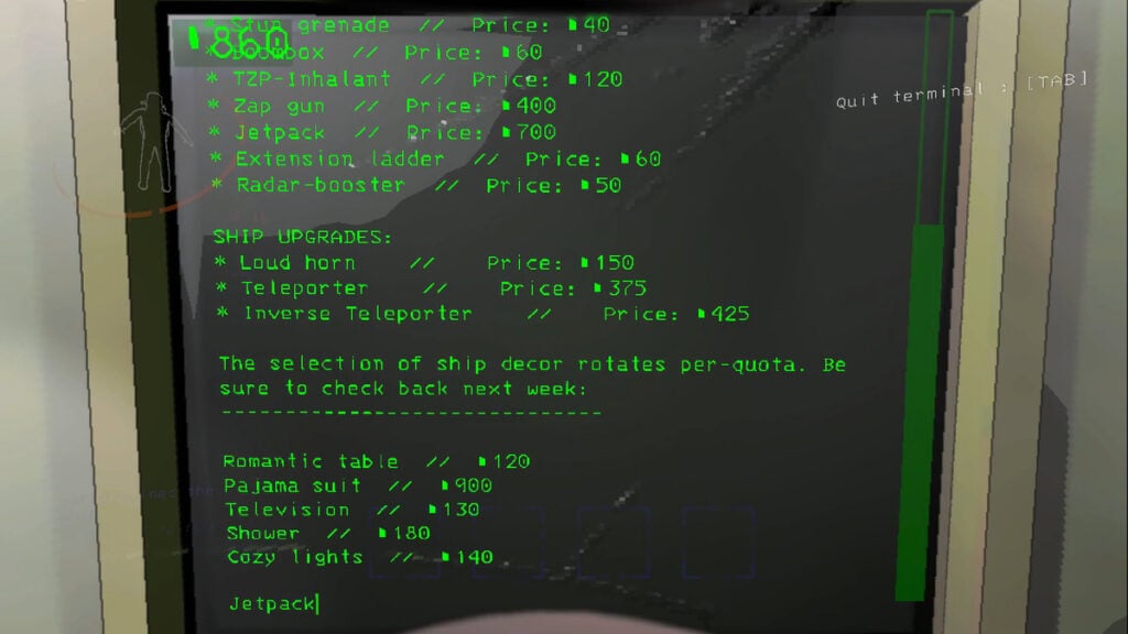 How To Get Jetpack in Lethal Company