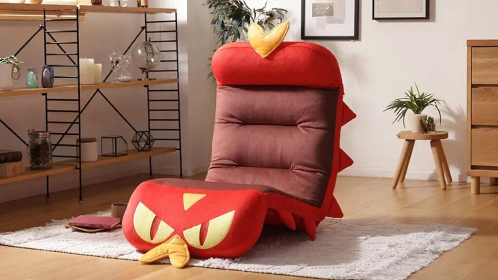 Pokemon Expands Their Furniture Line With The Sizzlipede Chair Pokemon releases a Sizzlipede-themed chair from Cellutane