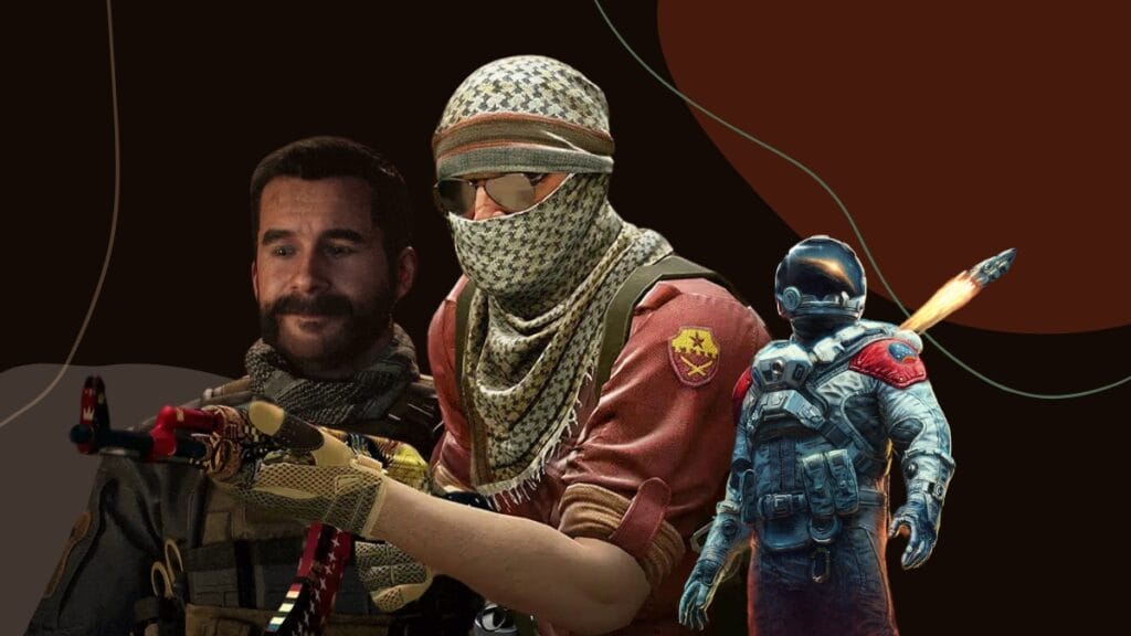 Best Shooters of 2023 The main characters from three of the best shooters of 2023