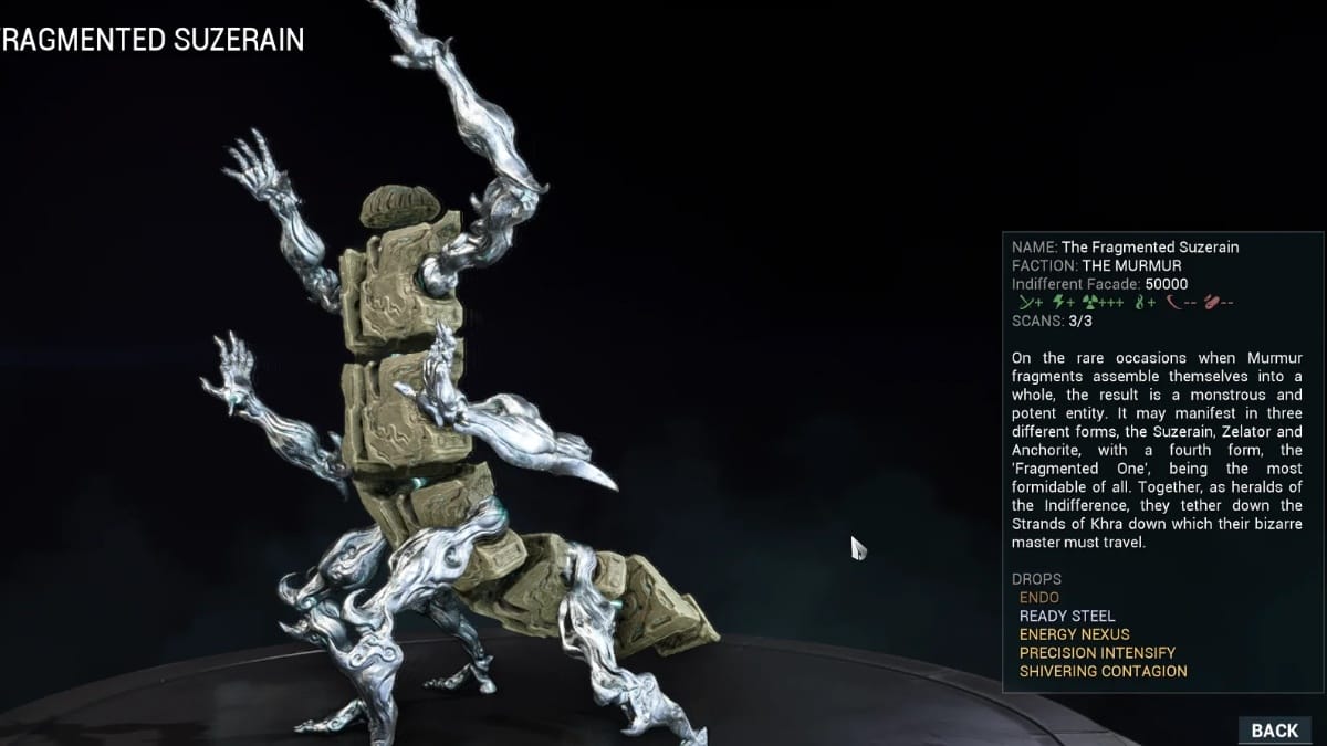 Fragmented One boss codex