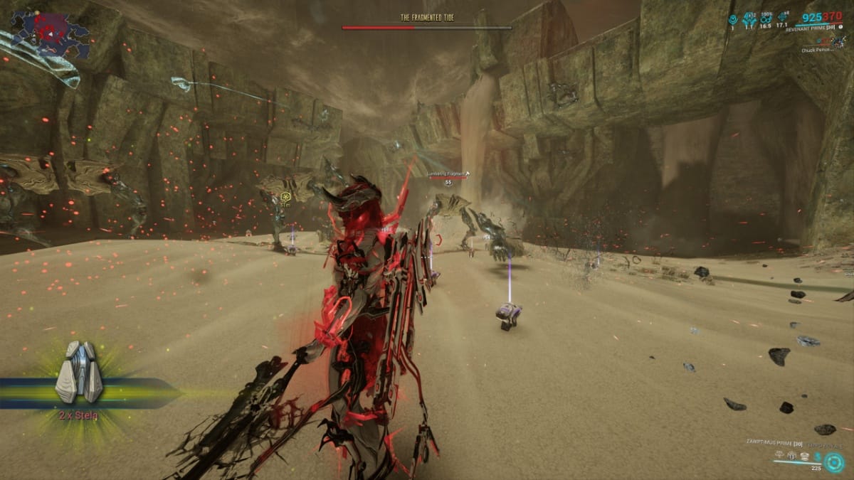 Fragmented Tide phase in Warframe