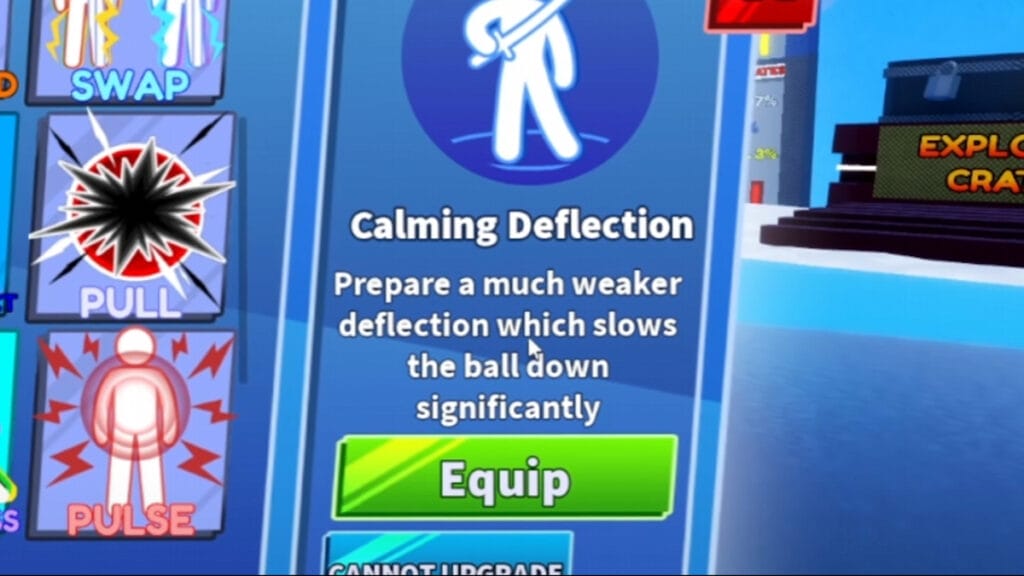 How To Get Calming Deflect in Blade Ball