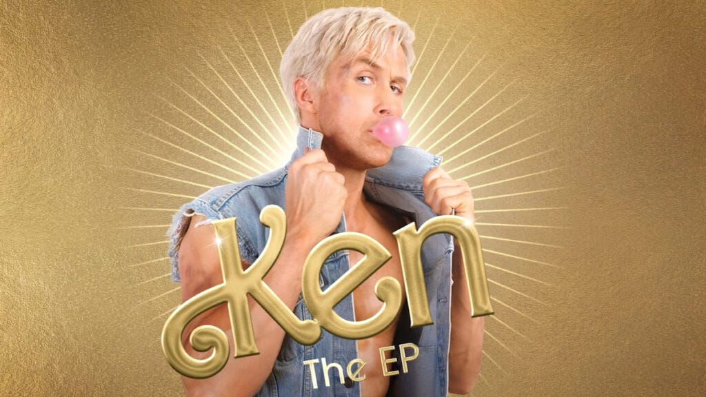 Ryan Gosling Debuts New Barbie Album Ken The EP Ryan Gosling on the cover art for Ken The EP