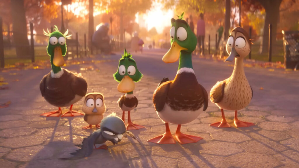 Does Migration Have a Post-Credits Scene? The Mallard family in Migration, which might have a post-credits scene.