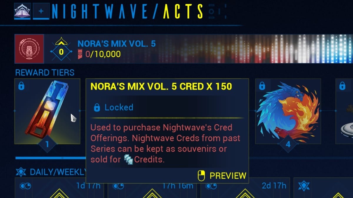 Creds for Nitain Extract in Warframe