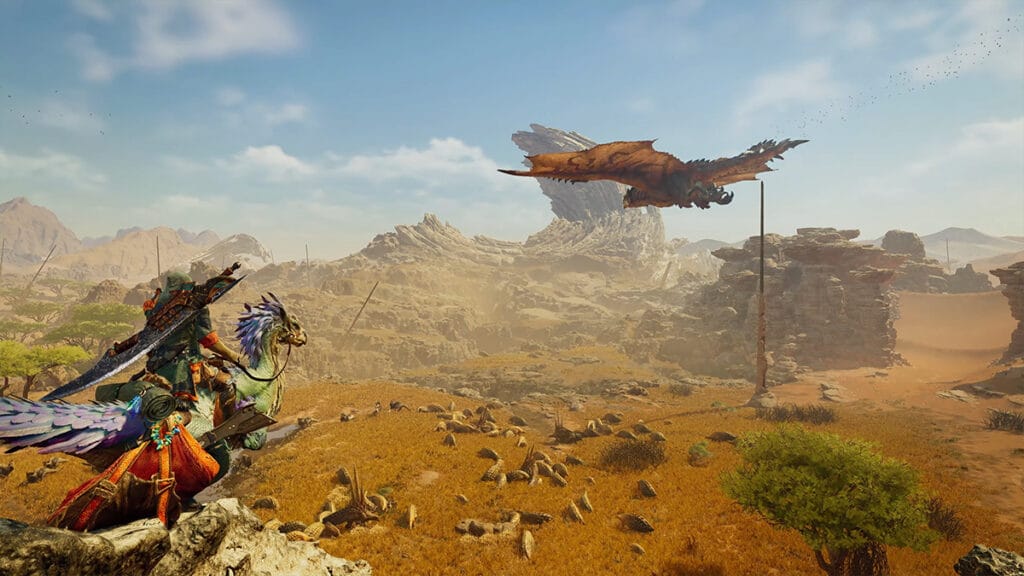 Sharpen Your Weapons For Monster Hunter Wilds’ Release in 2025 Ratholos Flying in Monster Hunter Wilds