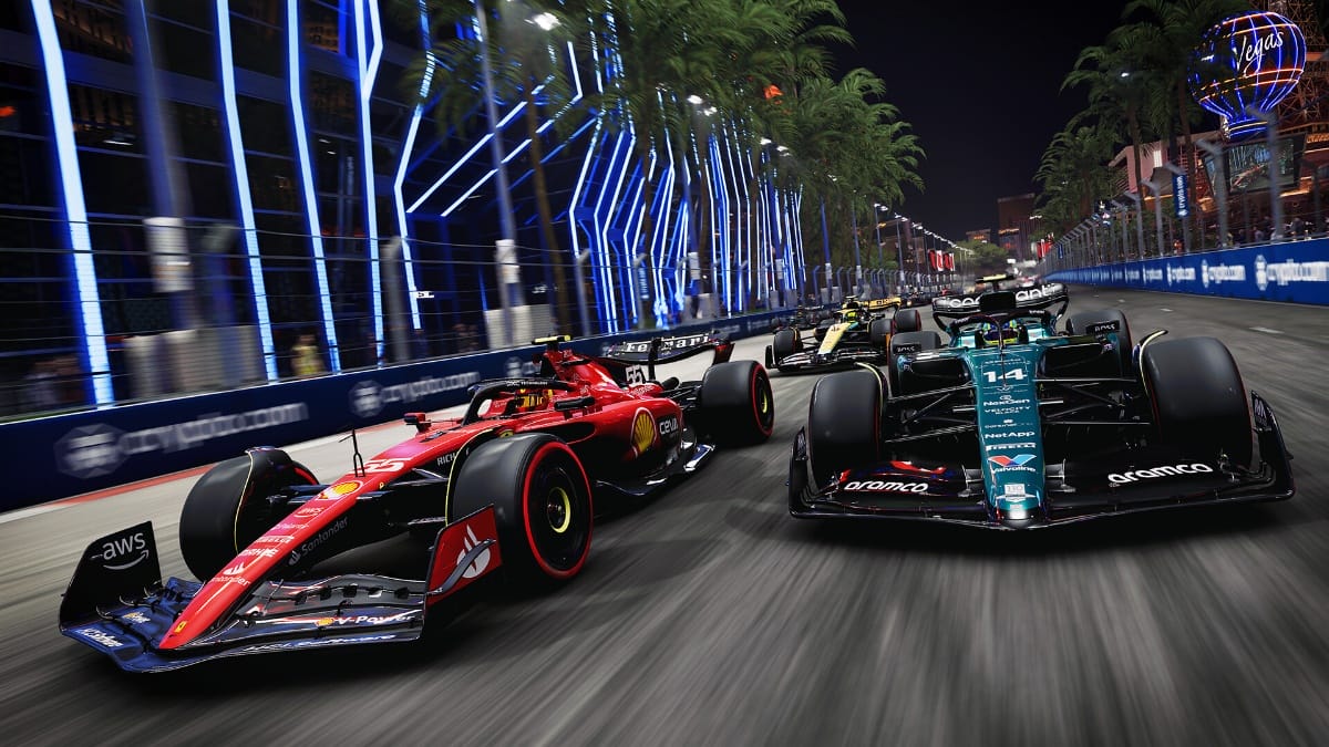 F1 23 focuses on F1 as a racing simulator