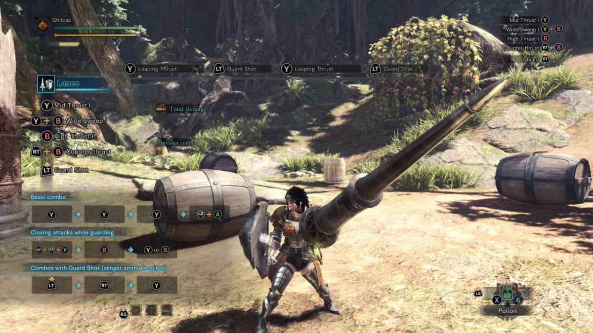 Lance is the most defensive weapon for solo hunters in Monster Hunter World