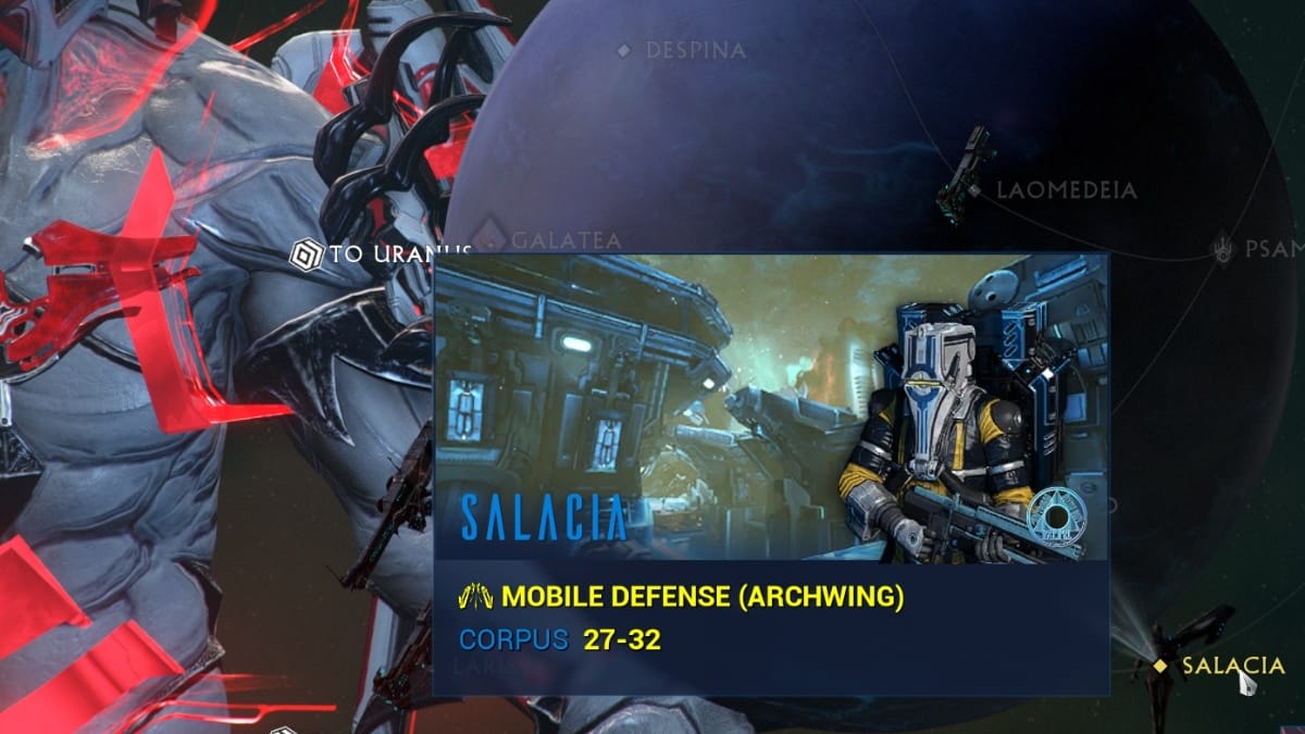 Archwing leveling in Warframe