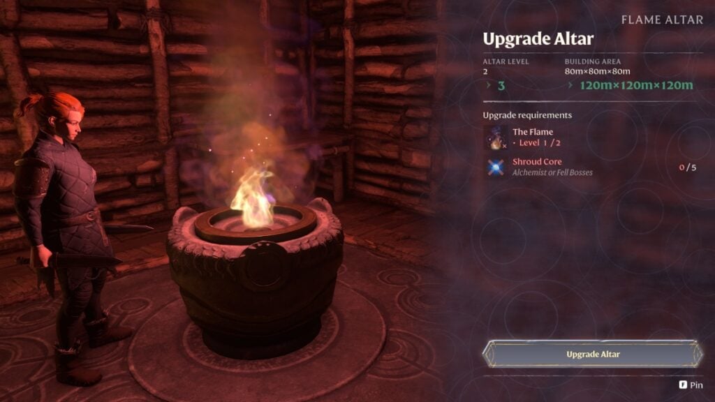 Flame Altar Upgrades