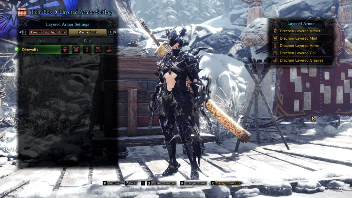 Monster Hunter World Longsword build for the base game