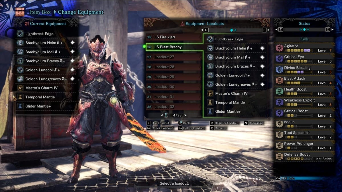 Lightbreak Edge build in MHW