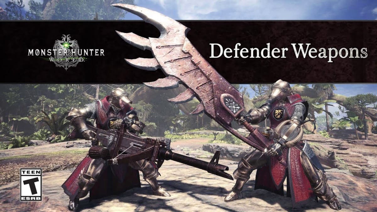 MHW defender weapons
