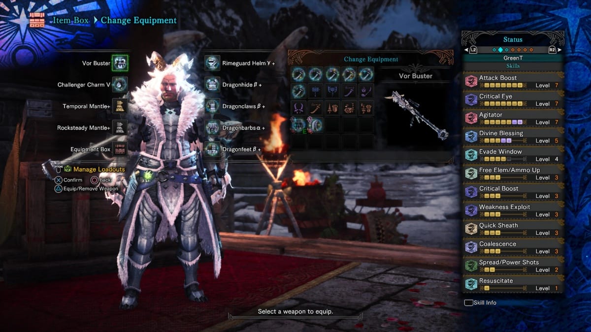 MHW heavy bowgun build for Iceborne