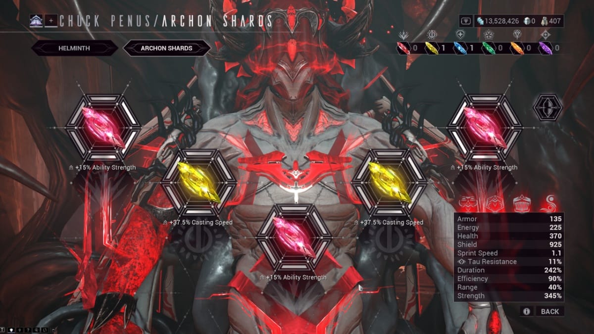 Warframe Energy Source, Archon Shard