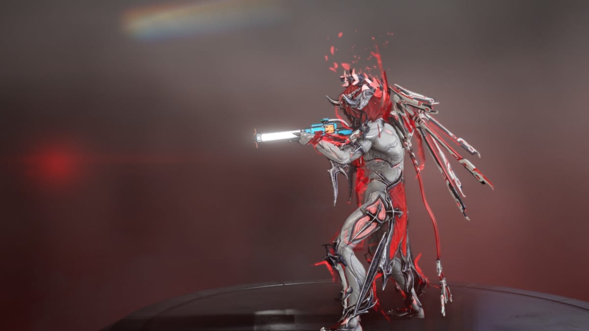 Warframe Stahlta pose