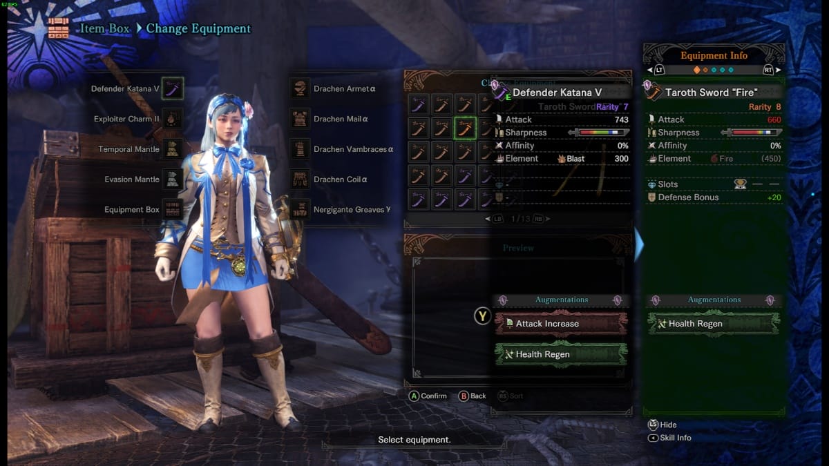 Monster Hunter World Longsword build for budge-oriented players