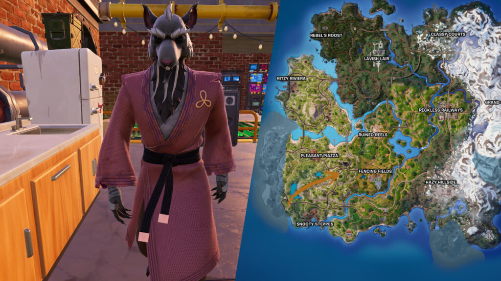 fortnite splinter npc location