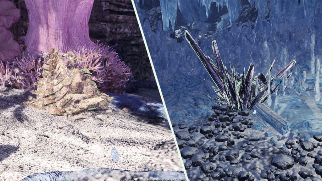 Guiding Lands Monsters and Gathering Nodes Material List in MHW Iceborne