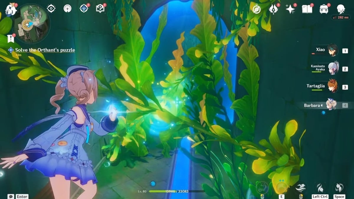 Meteoric Lance Seal in Search the Algae Sea - Genshin Impact