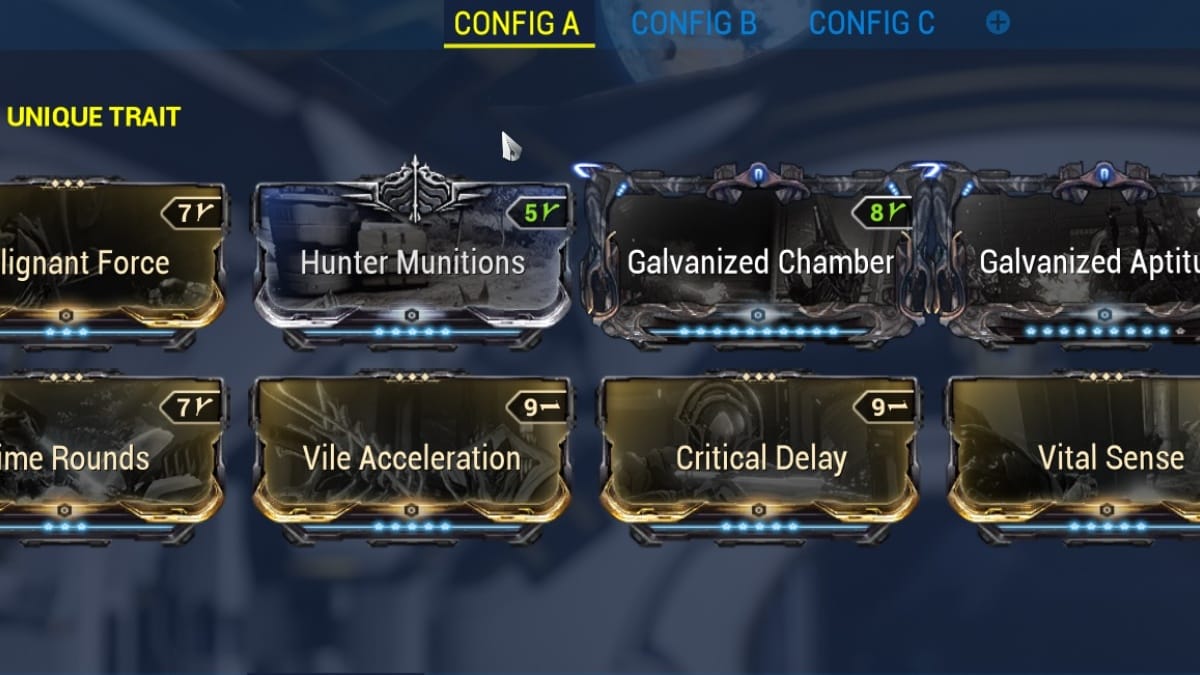 Warframe Stahlta build template