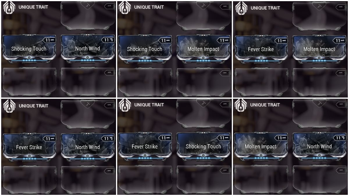 Warframe damage types, combined