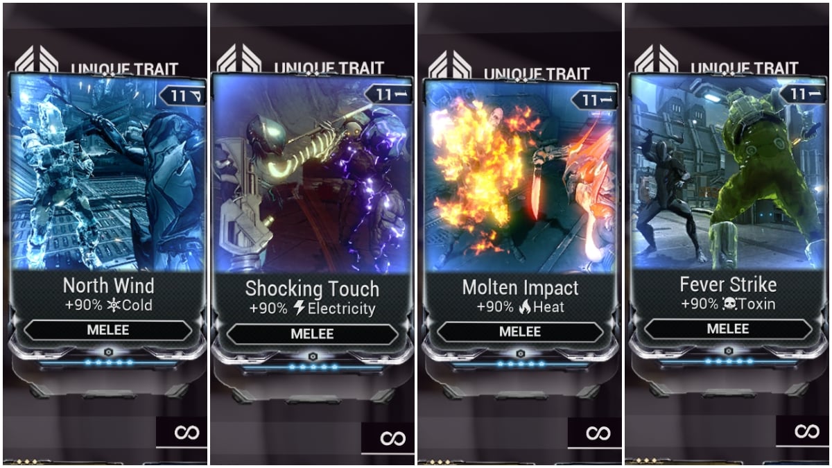 Warframe damage types, elements