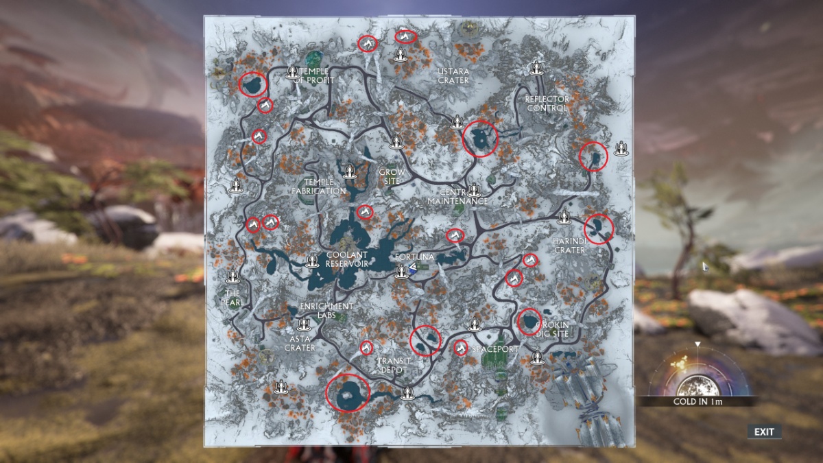 Warframe Rare Servofish locations