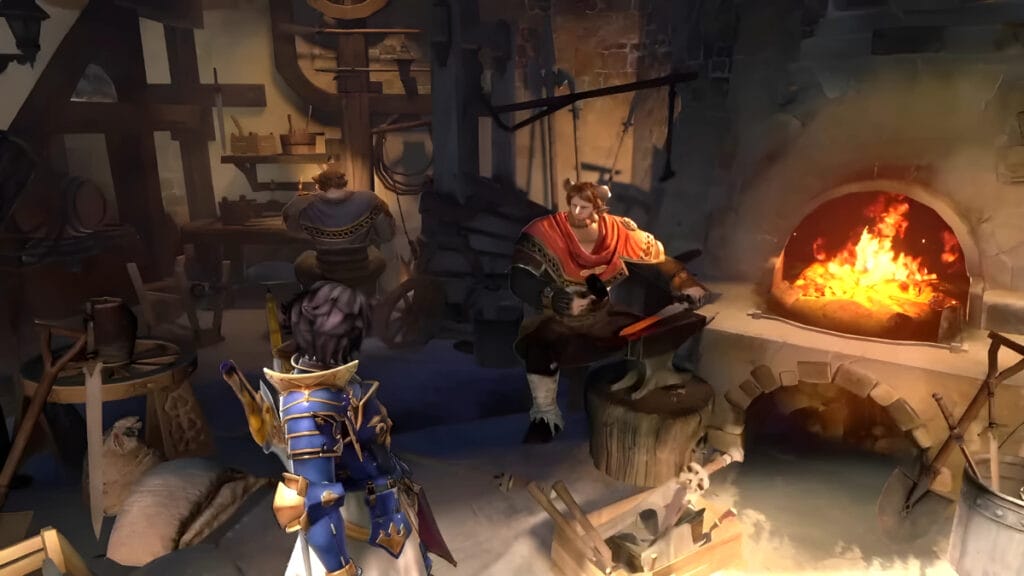 Best Silver Centrum Farms in Granblue Fantasy: Relink The player stands by the forge in Granblue Fantasy: Relink