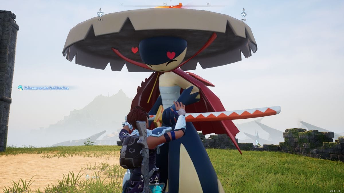 Bushi is among the best lumbering Pal in Palworld