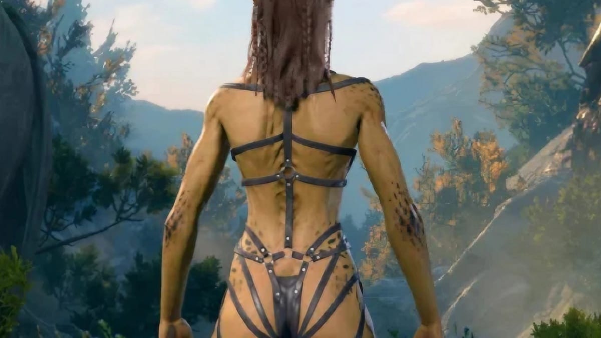 Lae'zel underwear in Baldur's Gate 3