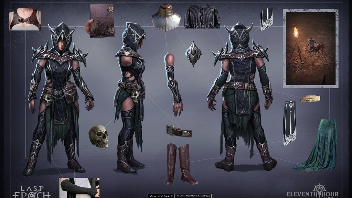 Last Epoch Acolyte gear art