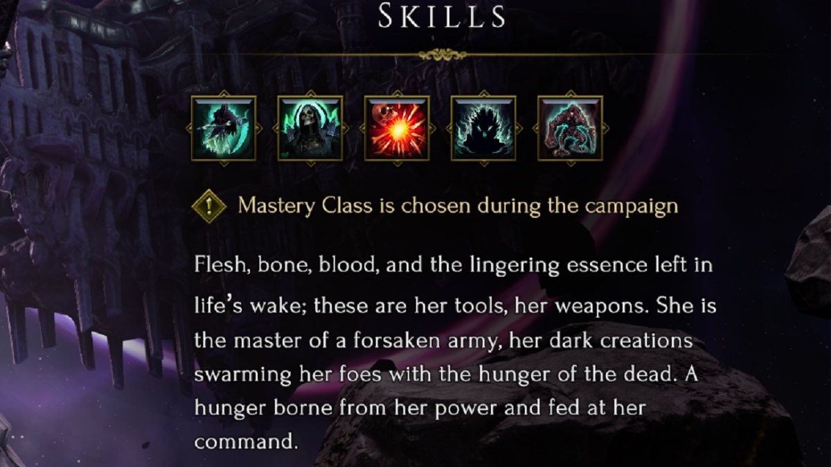 Last Epoch best classes, necromancer