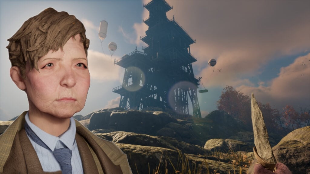 I’m Obsessed With Nightingale’s Hideous Character Creator A character and a tower from Nightingale