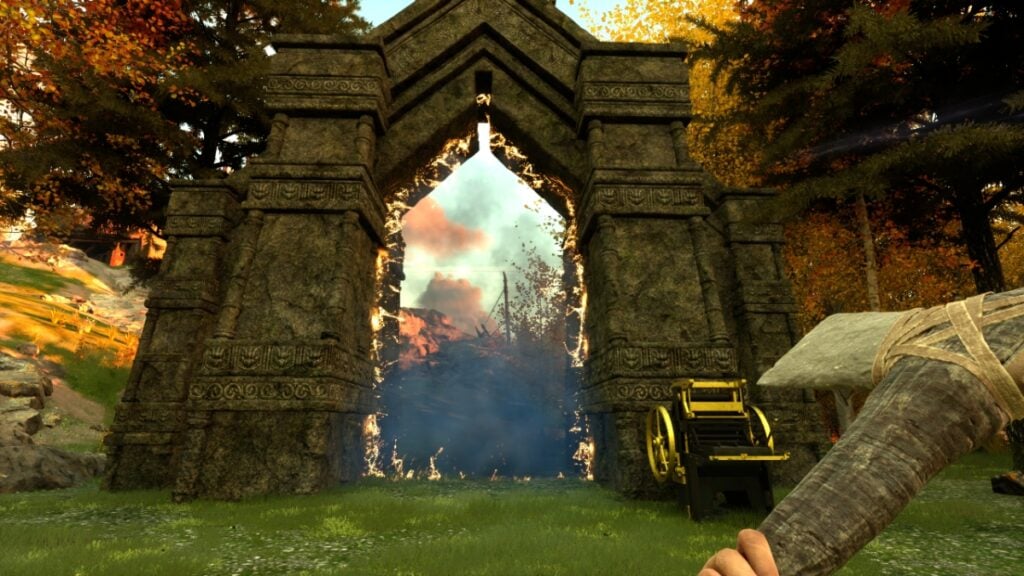 All Realm Cards in Nightingale and Where to Find Them The player stands before a gateway after using Realm Cards in Nightingale