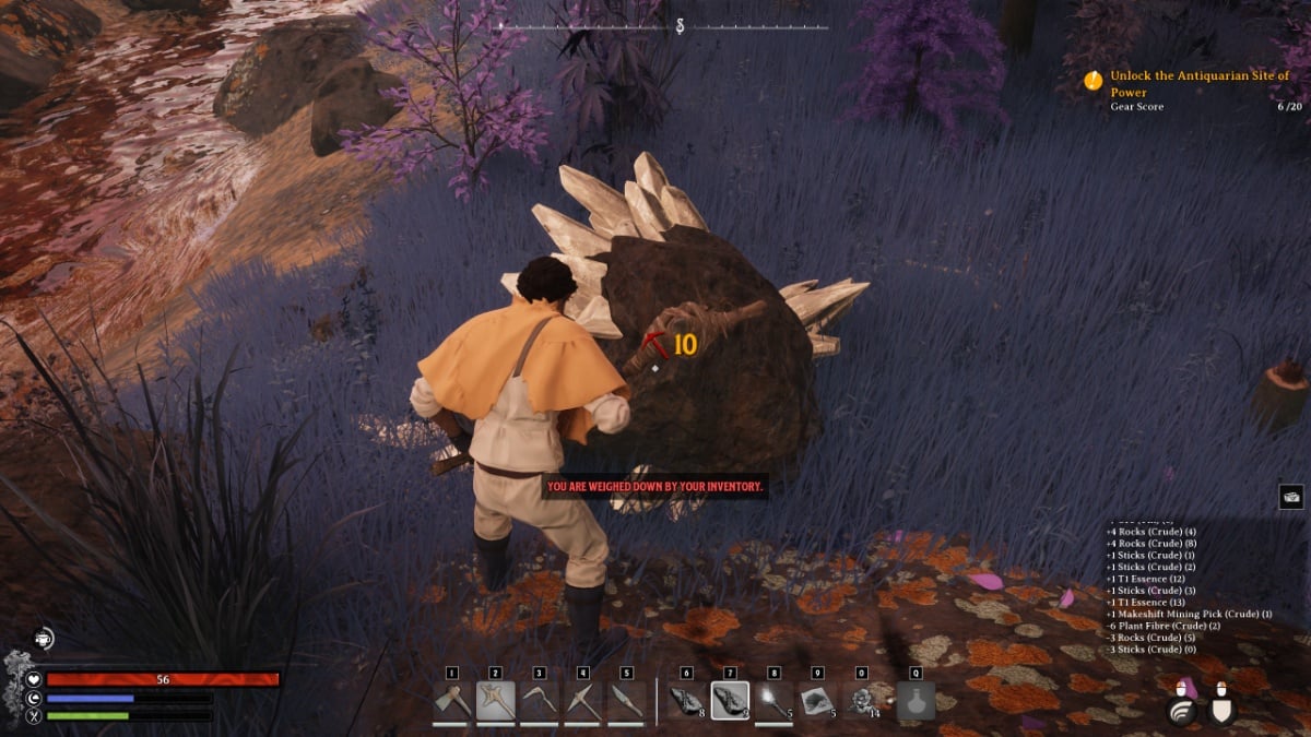 Nightingale gem and ore requirement