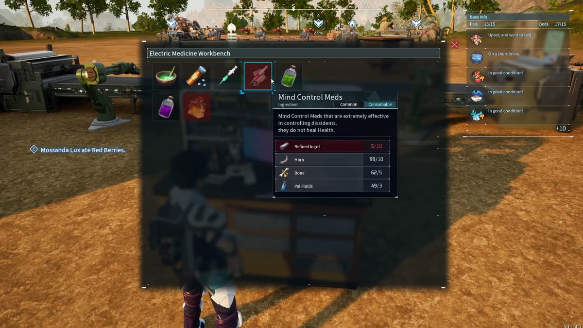 Mind Control Meds Palworld